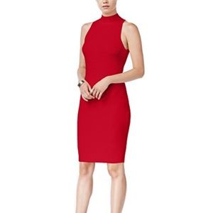 Like New Bar III True Red Fitted Dress